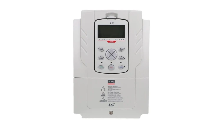 Przemiennik częstotliwości LSIS serii H100 (HVAC) 2,2kW 3x400V AC filtr EMC C3 klawiatura LED LSLV0022H100-4COFN