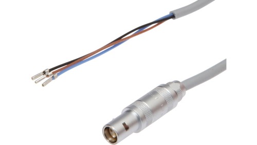 Kabel połączeniowy, 1,2 m, żeński (gniazdo) 3-pinowy prosty, Końcówka z wolnym przewodem, VK12A422