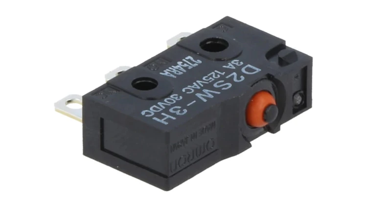 Mikroprzełącznik SNAP ACTION bez dźwigni SPDT 3A/125VAC IP67 D2SW-3H
