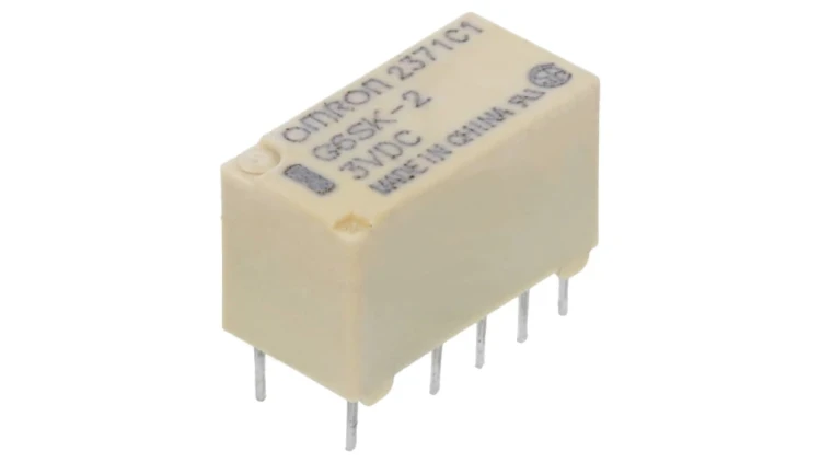 Przekaźnik elektromagnetyczny DPDT Ucewki 3VDC 0,5A/125VAC G6SK-2 DC3