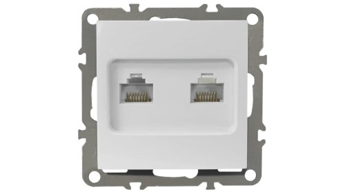 QUADRA GNIAZDO KOMPUTEROWE PODWÓJNE LAN RJ45x2