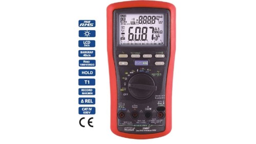 Multimetr TRMS VFD rezystancja izolacji BM887