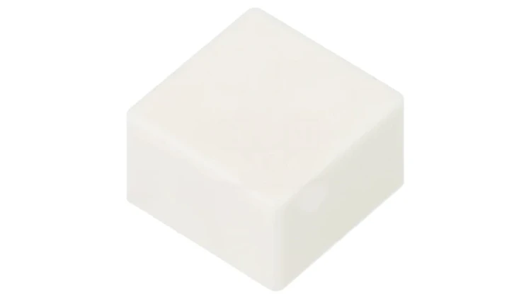 Klawisz wciskany brak 5,5mm -25÷70C kwadratowy biały B321260