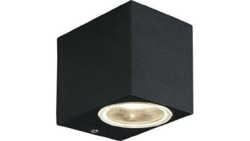 Oprawa elewacyjna OE-6 1xGU10 IP44 czarna WALLY-1-K-B