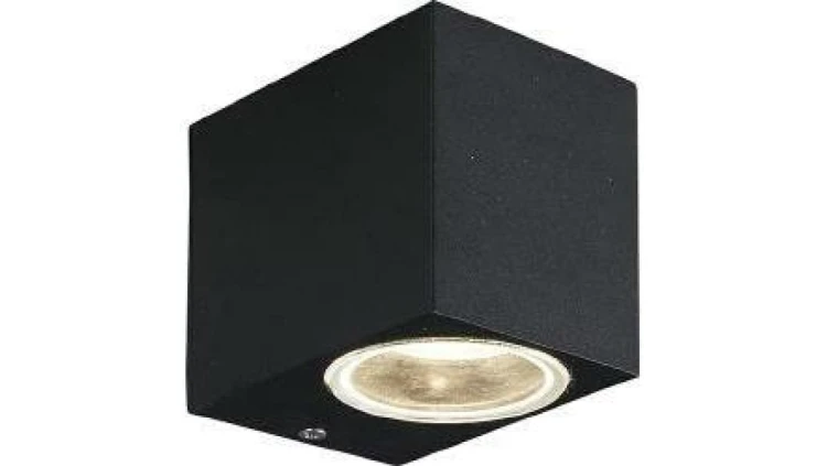Oprawa elewacyjna OE-6 1xGU10 IP44 czarna WALLY-1-K-B