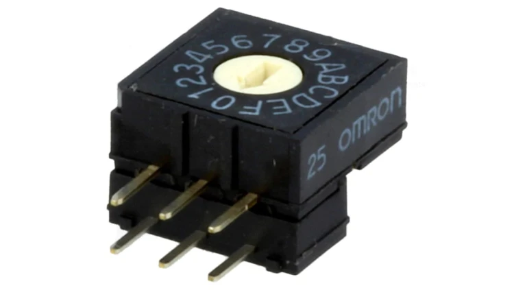 Zadajnik kodu HEX/BCD Poz 16 THT Rstyku max 200m A6RV A6RV-162RF