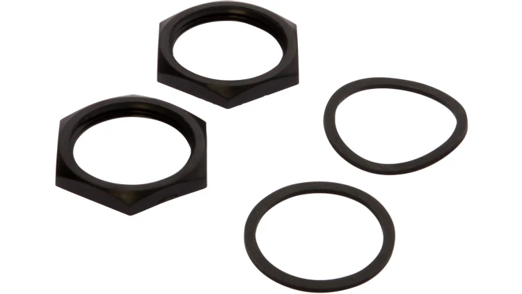 Akcesoria, Nakrętka sześciokątna, M30x1,5, Rozmiar klucza 36 mm, Plastik, AY000111