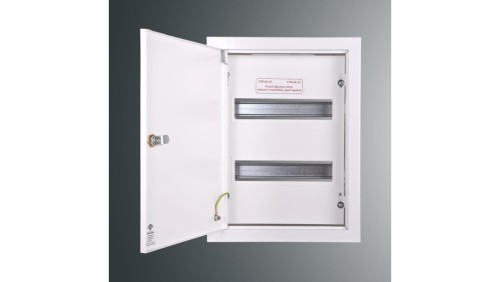 Rozdzielnica p/t modułowa RW 2NN 2 x 12S 392x288x130 szyna TSH35 zamek patent.9081 IP30 RAL 9003