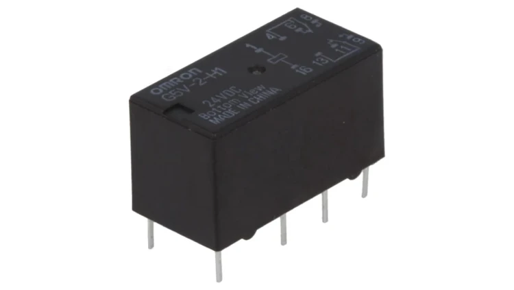 Przekaźnik elektromagnetyczny DPDT Ucewki 24VDC 0,5A/125VAC G5V-2-H1 24VDC