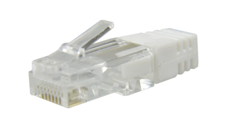 Osłonka wewnętrzna wtyku RJ45 biała WORECZEK 100szt.