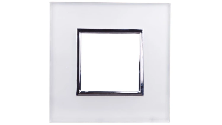 DANTE Ramka pojedyncza szkło PERL GLASS 4504181