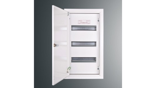 Rozdzielnica p/t modułowa RW 3NN 3 x 12S 532x288x130 szyna TSH35 zamek patent.9081 IP30 RAL 9003