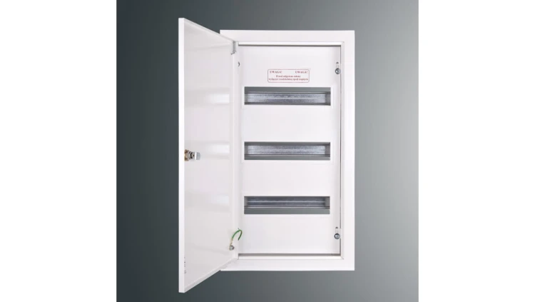Rozdzielnica p/t modułowa RW 3NN 3 x 12S 532x288x130 szyna TSH35 zamek patent.9081 IP30 RAL 9003