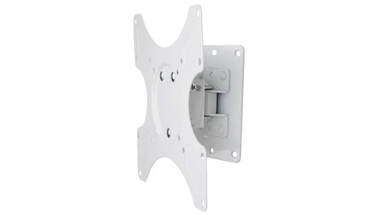 Uchwyt Ścienny TV LCD/LED 19-37 Cali 25kg Obrotowy Biały