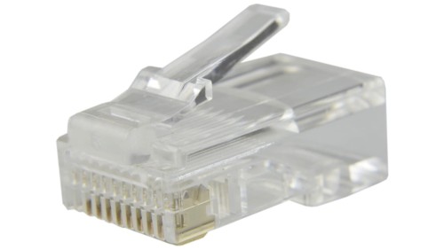 Wtyk modularny RJ50 10P10C na linkę