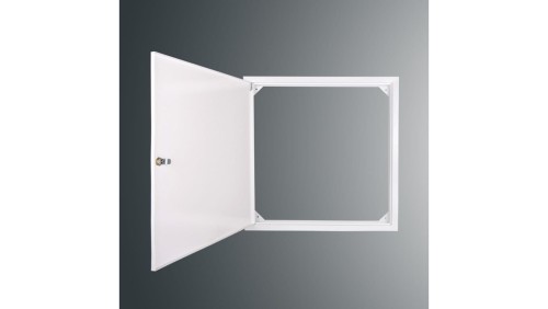 Drzwiczki rewizyjne SP 600x600 RAL9003, kołnierz szer.2,5cm