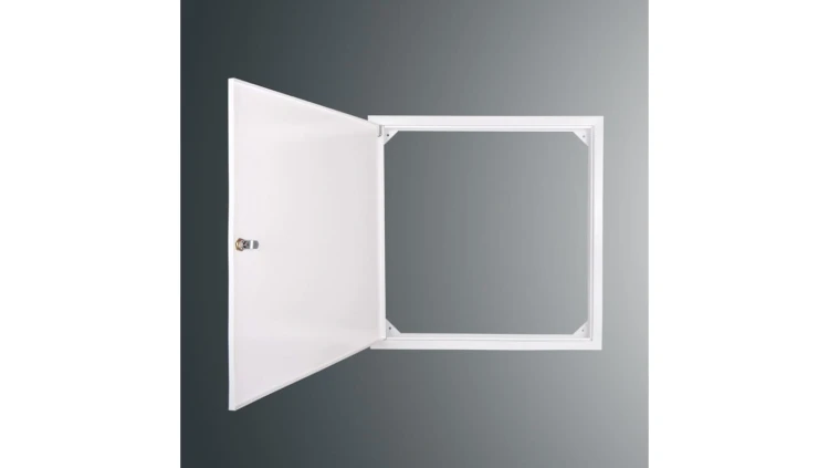 Drzwiczki rewizyjne SP 600x600 RAL9003, kołnierz szer.2,5cm