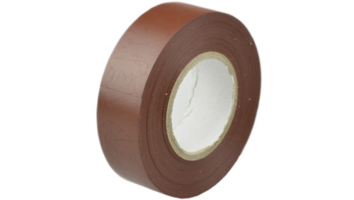 Taśma izolacyjna 19mm/20m brązowa PCV