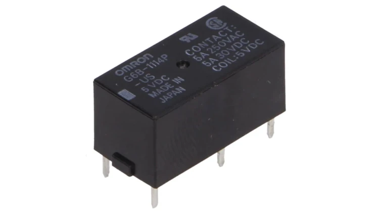 Przekaźnik elektromagnetyczny SPST-NO 5A/250VAC G6B-1114P-US 5VDC