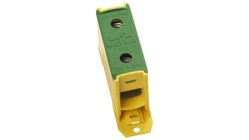Złączka kablowa pojedyńcza 95mm2 żółto-zielona