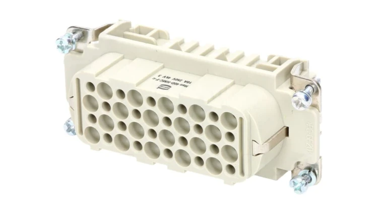 Złącze HAN prostokątne żeńskie 40pin 16B 250V 09212403101