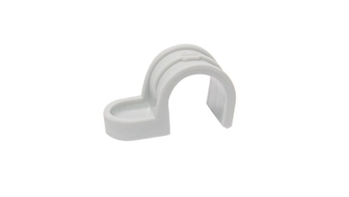 Nylonowy uchwyt pojedynczy FP 18mm do rurek instalacyjnych (918FP) (100szt.)