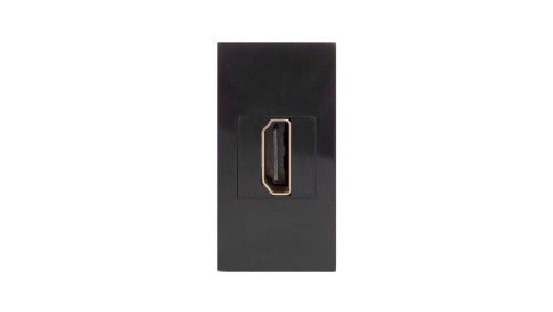 Gniazdo HDMI Maclean, pojedyncze, czarne, MCE720B