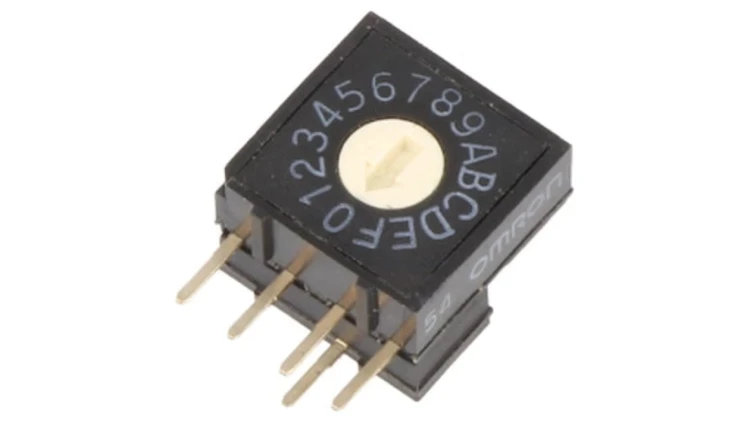Zadajnik kodu HEX/BCD Poz 16 THT Rstyku max 200m A6RV A6RV-161RF