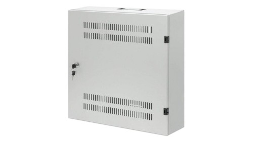 Niskoprofilowa szafa wisząca 4U + 2U Rack 19, szara