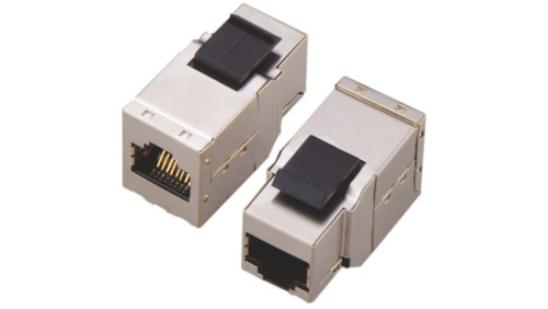 Łącznik modularny keystone 2xRJ45 8P8C kat.6A ekranowany FTP ALANTEC