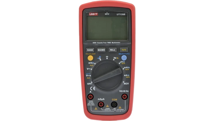 Miernik uniwersalny z pomiarem True RMS multimetr cyfrowy z wyświetlaczem LCD UNI-T UT139B