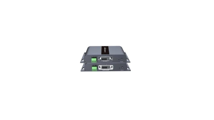 Extender Hdbitt Dvi po skrętce Cat6 Do 120M 1080P IDATA EXTIP-383D