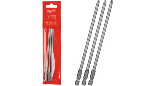 Bity do wkrętarki PH2 148mm 1/4 FSG 3szt MILWAUKEE
