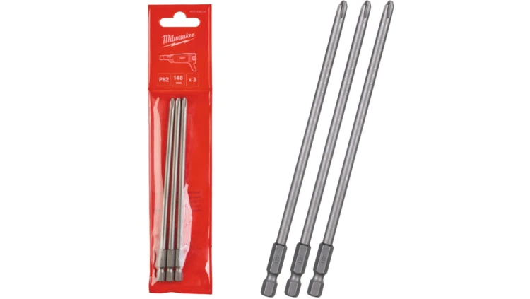 Bity do wkrętarki PH2 148mm 1/4 FSG 3szt MILWAUKEE