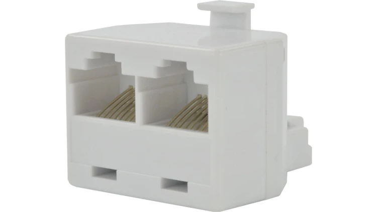 Rozdzielacz telefoniczny RJ45 8P8C 1 wtyk / 2 gniazda kat.3