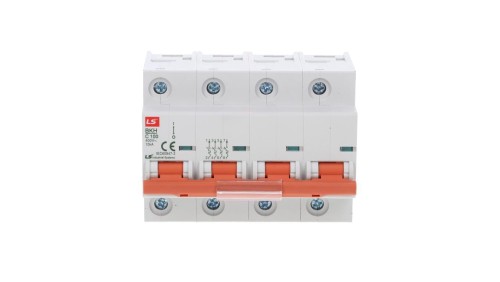 Wyłącznik nadprądowy 1,5 modułu 4P C 100A 10KA BKH 4P C100A 06110363R0