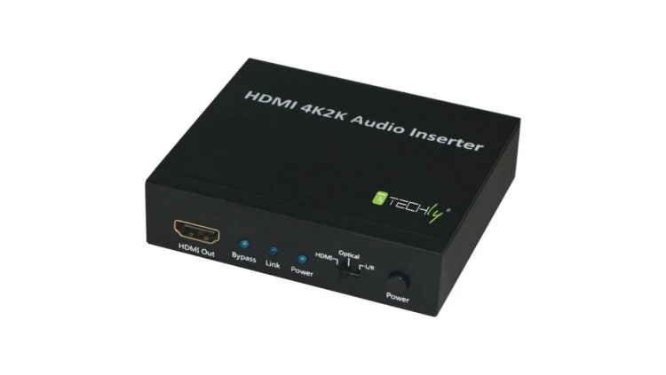HDMI 2K4K Audio Inserter HDMI/Toslink/Audio Stereo L/R IDATA HDMI-AI4K