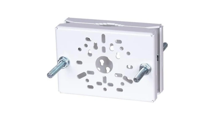Uchwyt słupowy do kamer 170x120mm biały