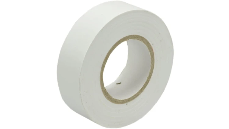 Taśma izolacyjna 19mm/20m biała PCV