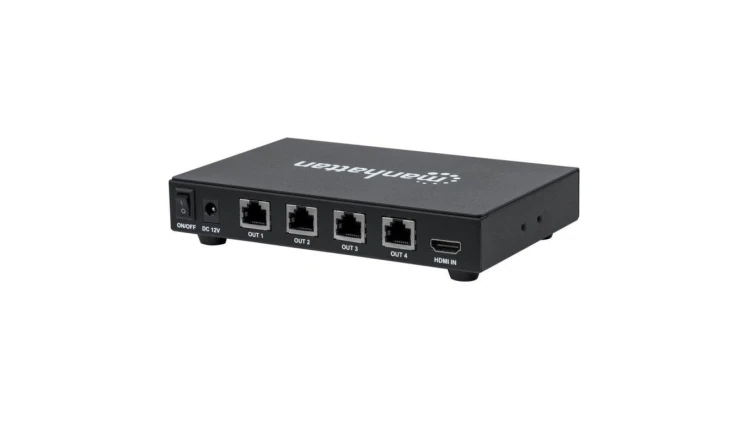 4-Portowy Extender HDMI 1080p Nadajnik po Skrętce Kat6 50m
