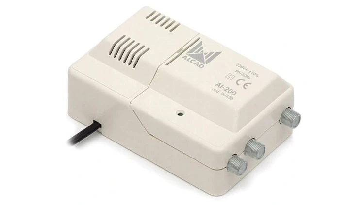 Wzmacniacz antenowy DVB-T szerokopasmowy VHF/UHF AI-200 ALCAD