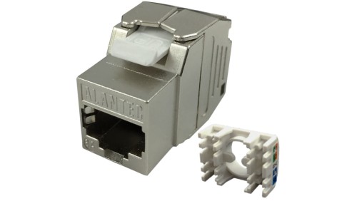 Moduł keystone RJ45 STP kat.6A ekranowany beznarzędziowy Alantec Plus