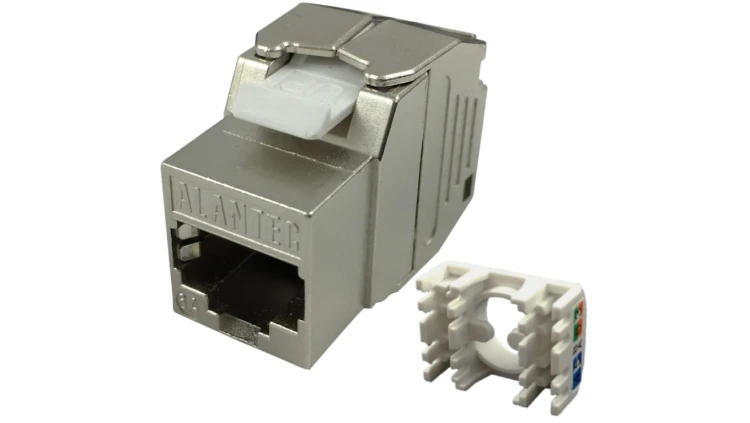 Moduł keystone RJ45 STP kat.6A ekranowany beznarzędziowy Alantec Plus
