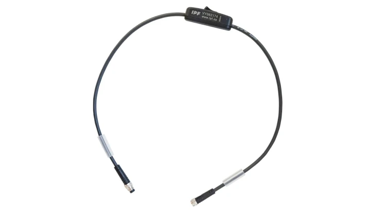 Przełącznik, 0,6m, M8 żeński (gniazdo) 3pin prosty, M8 męski (złącze) 3pin prosty, 3x0,34mm², VY062174
