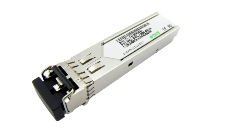Moduł SFP (mini-GBIC) wielomodowy MM LC duplex TX=850nm 550m 1Gbit/s