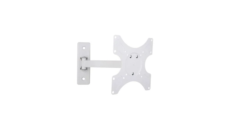 Uchwyt Ścienny TV LED/LCD 19-37 cali 25kg Obrotowy Biały