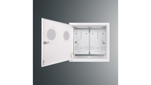Rozdzielnica p/t licznikowa RW 26NN O 2T3F 402x423x220 z okienkiem z.p.9081 IP30 RAL9003