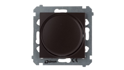 Simon 54 Ściemniacz naciskowo-obrotowy moduł 20–500W brąz mat DS9T.01/46
