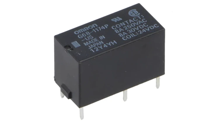 Przekaźnik elektromagnetyczny SPST-NO Ucewki 24VDC 8A/30VDC G6B-1174P-US 24VDC