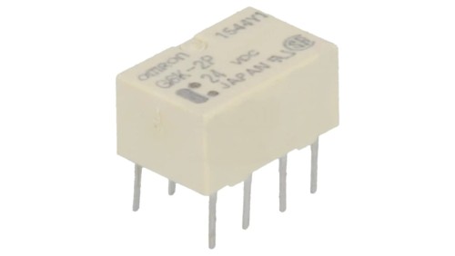 Przekaźnik elektromagnetyczny DPDT Ucewki 24VDC 0,3A/125VAC G6K-2P 24VDC